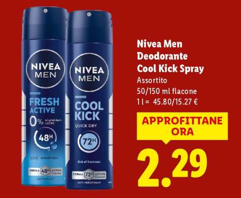 Nivea Men Deodorante Cool Kick Spray