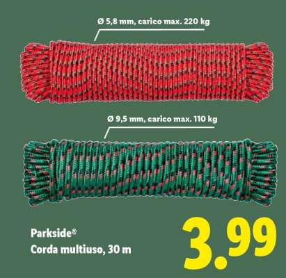 PARKSIDE® Corda multiuso, 30 m