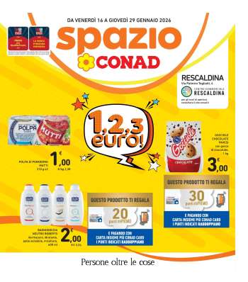 Volantino Spazio Conad - 16/1/2026 - 29/1/2026.