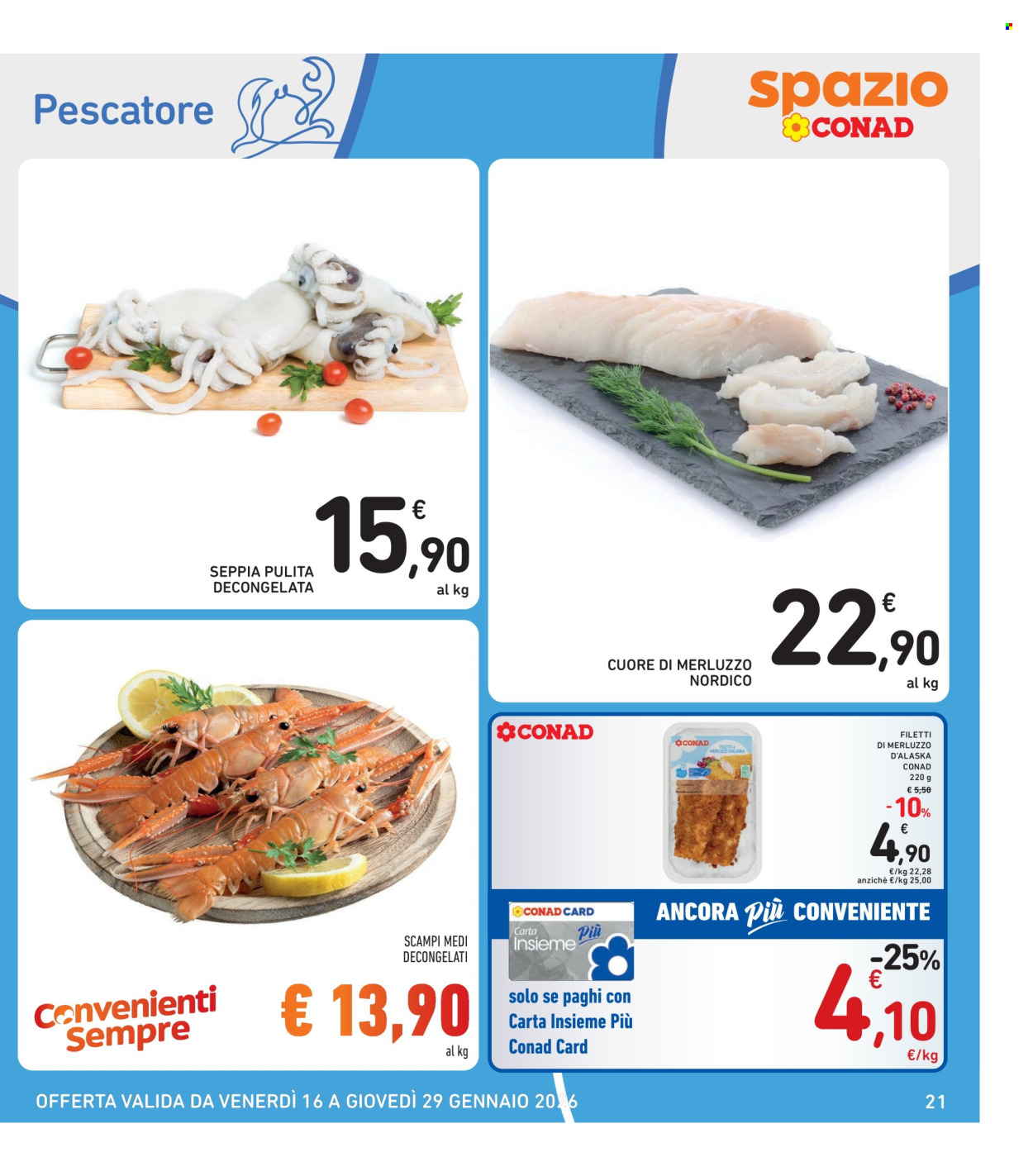 Volantino Spazio Conad - 16/1/2026 - 29/1/2026. Pagina 21