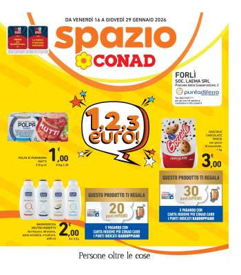 Volantino Spazio Conad - 16/1/2026 - 29/1/2026.
