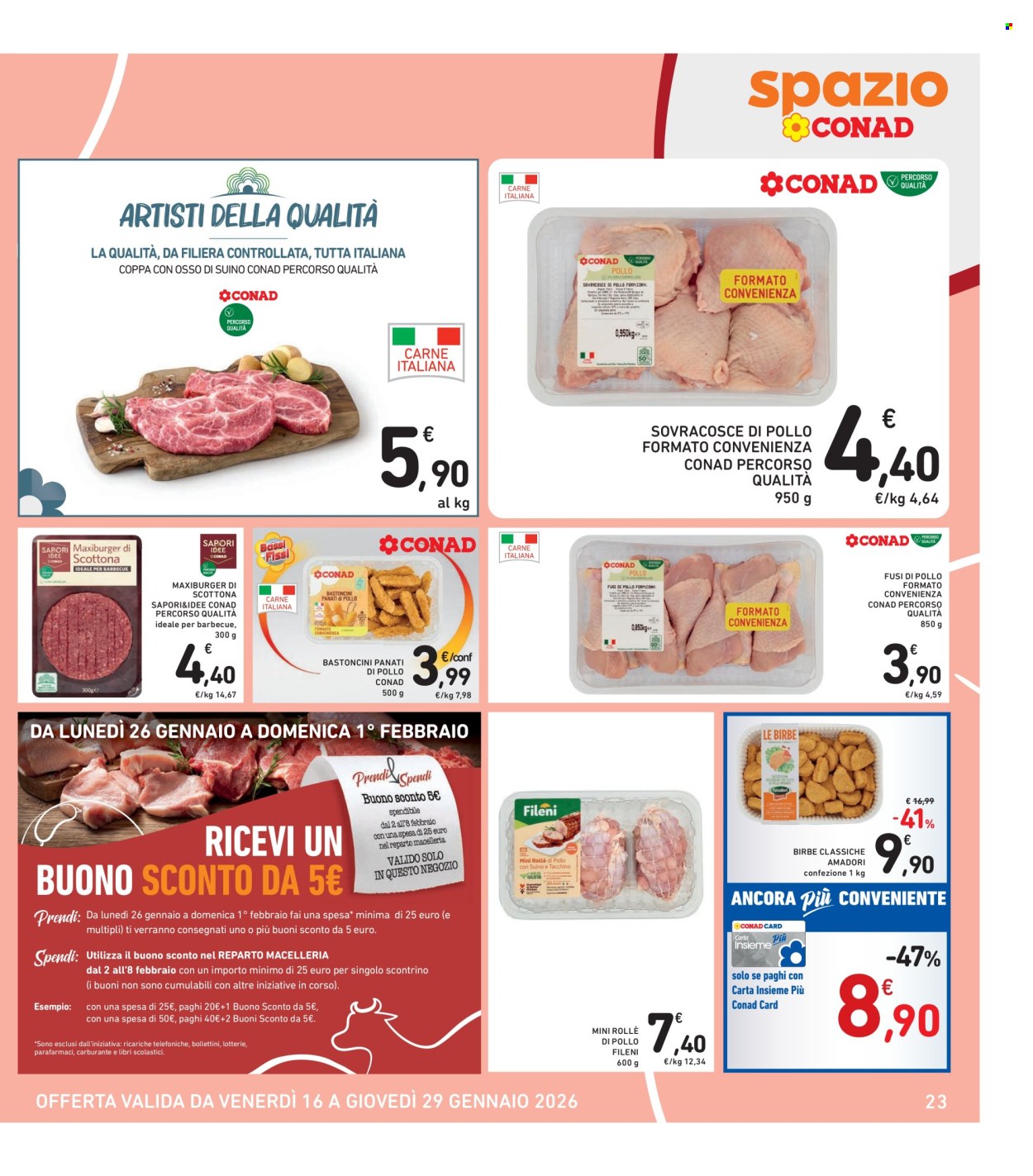 Volantino Spazio Conad - 16/1/2026 - 29/1/2026. Pagina 23