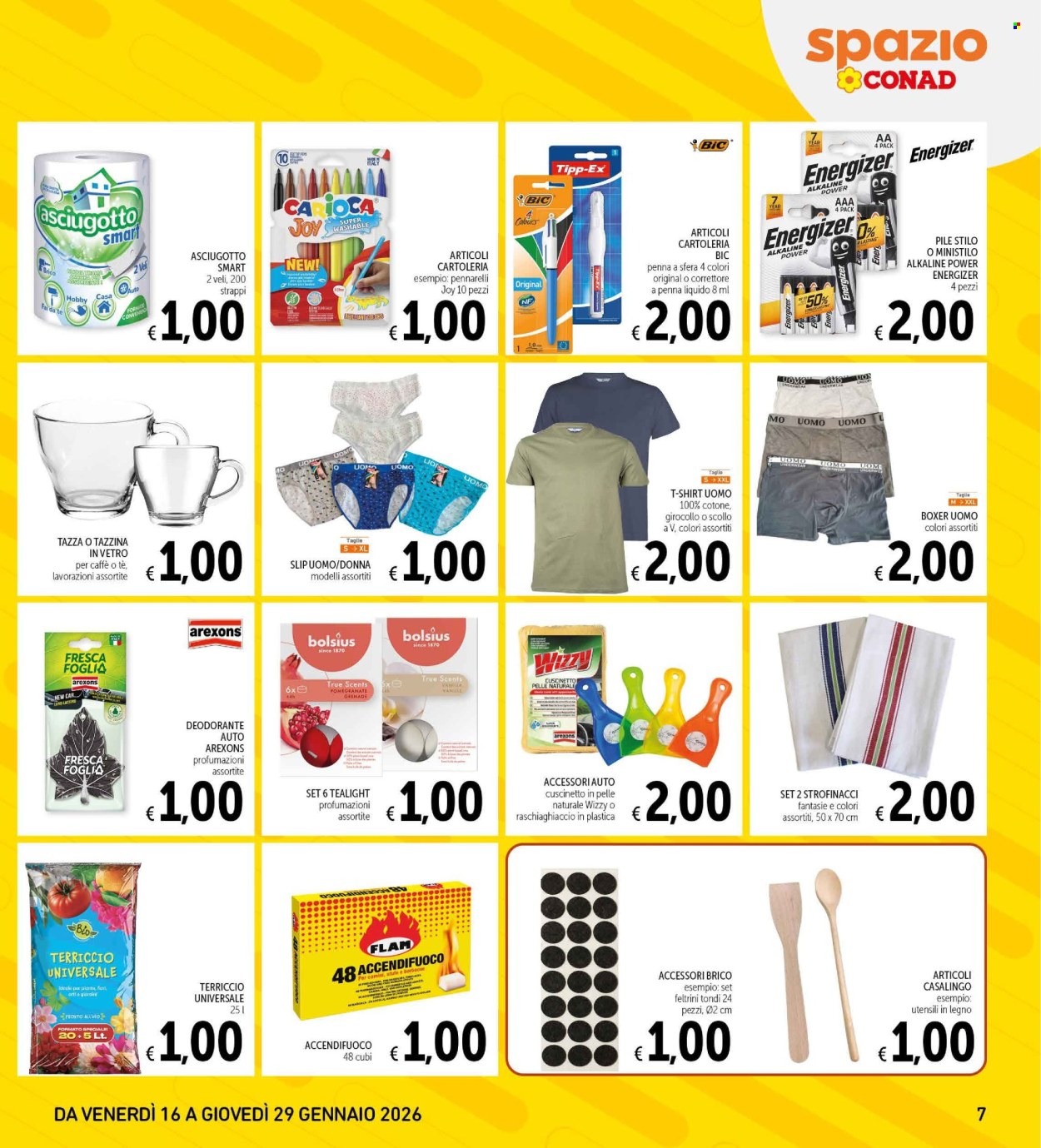 Volantino Spazio Conad - 16/1/2026 - 29/1/2026. Pagina 7