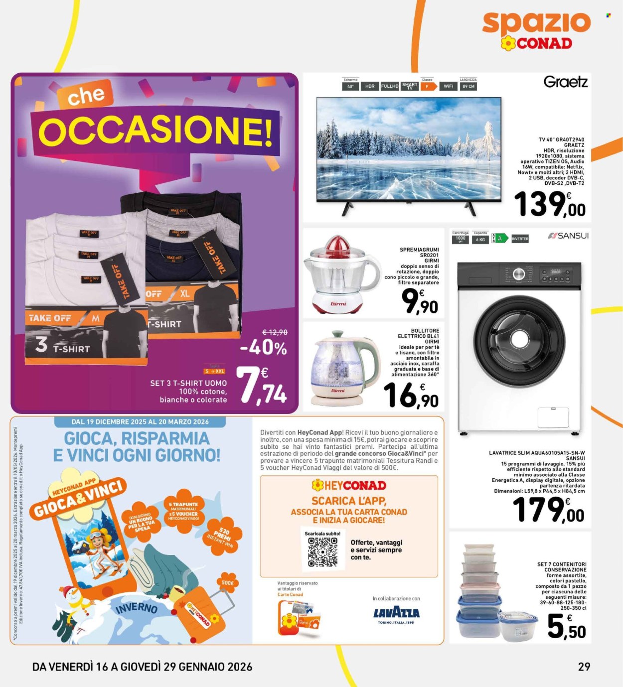Volantino Spazio Conad - 16/1/2026 - 29/1/2026. Pagina 29