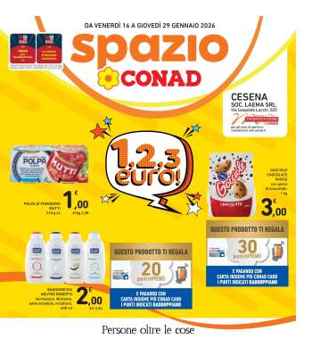 Volantino Spazio Conad - 16/1/2026 - 29/1/2026.