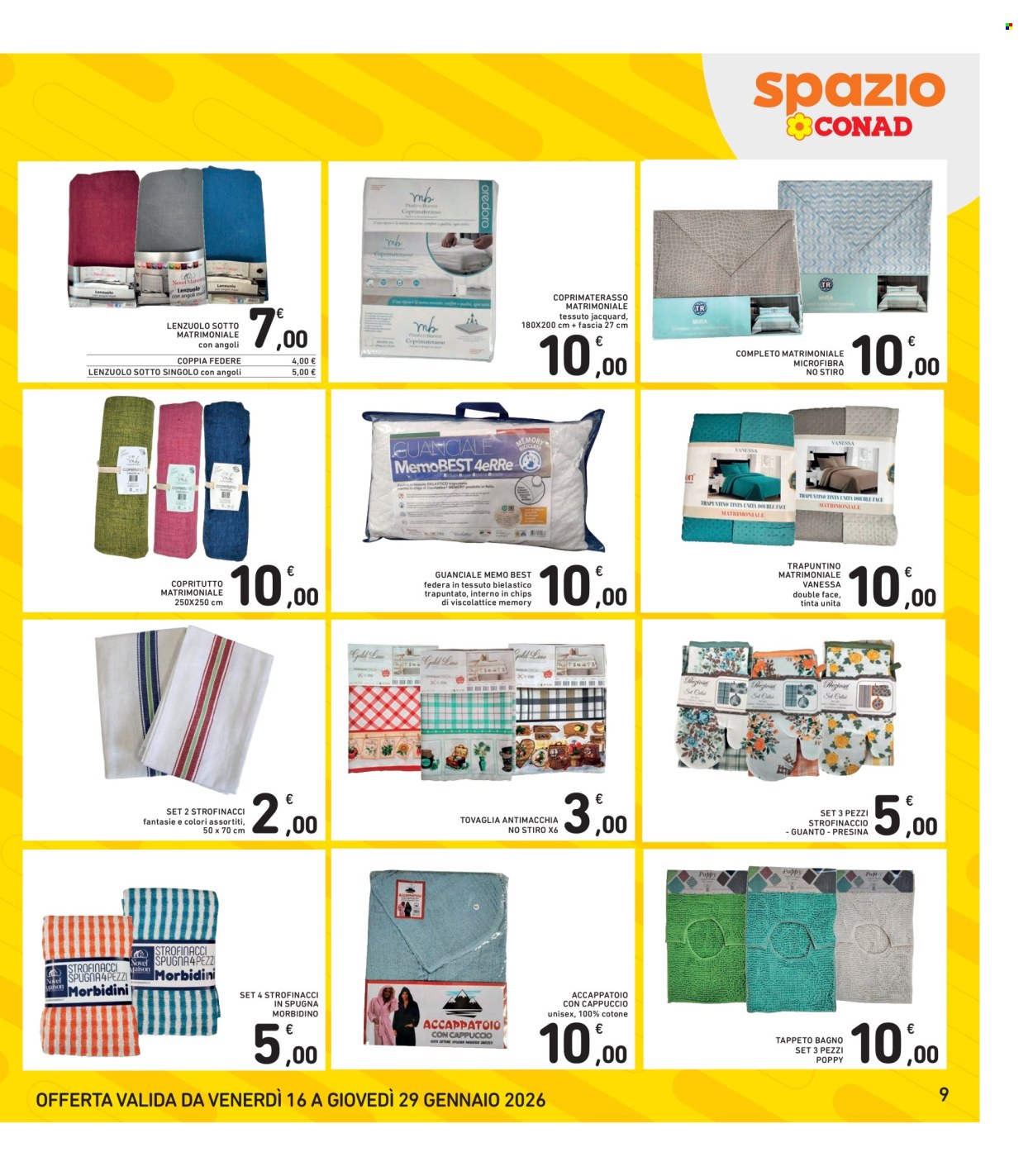 Volantino Spazio Conad - 16/1/2026 - 29/1/2026. Pagina 9