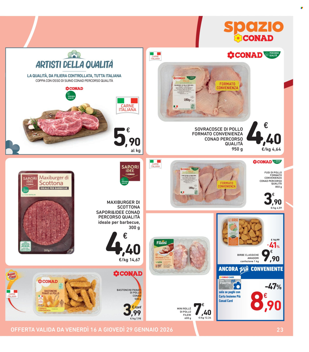Volantino Spazio Conad - 16/1/2026 - 29/1/2026. Pagina 23