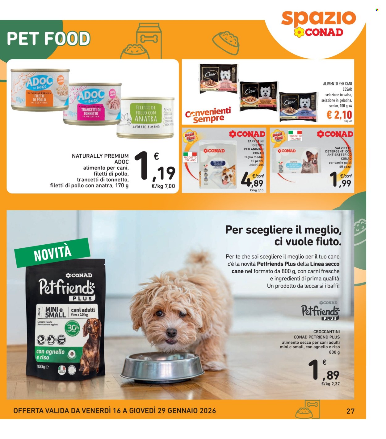 Volantino Spazio Conad - 16/1/2026 - 29/1/2026. Pagina 27