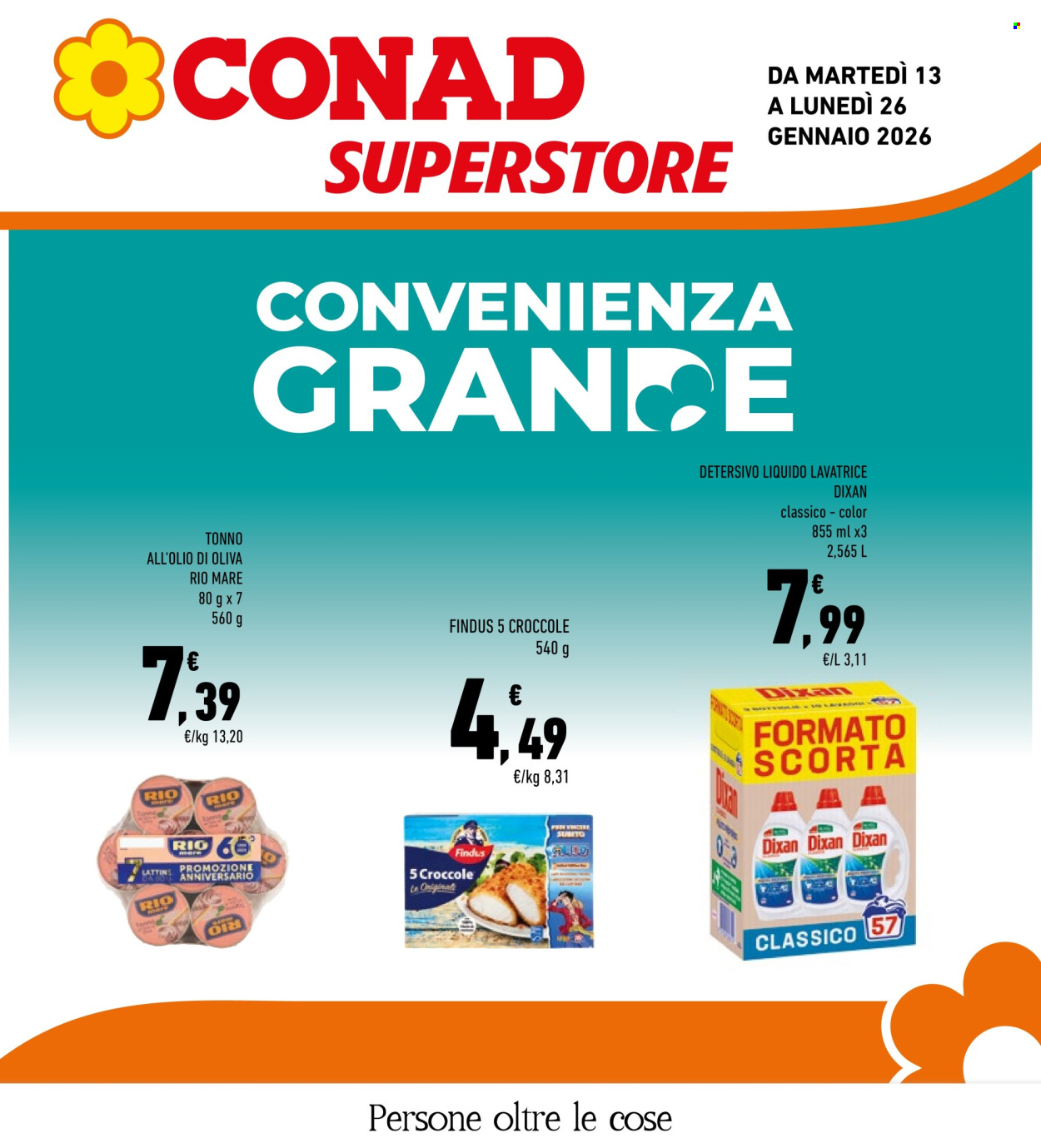 Volantino Conad Superstore - 13/1/2026 - 26/1/2026. Pagina 1