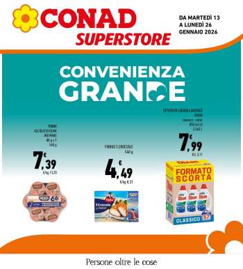 Volantino Conad Superstore - 13/1/2026 - 26/1/2026.