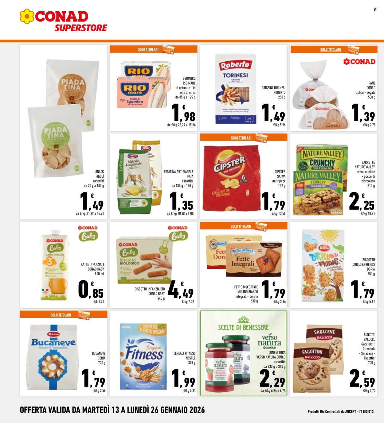 Volantino Conad Superstore - 13/1/2026 - 26/1/2026. Pagina 16