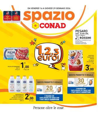 Volantino Spazio Conad - 16/1/2026 - 29/1/2026.