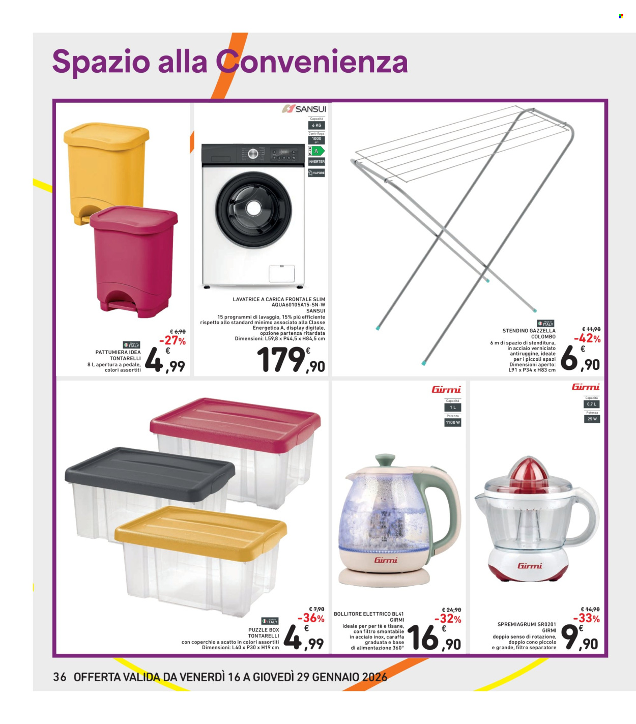 Volantino Spazio Conad - 16/1/2026 - 29/1/2026. Pagina 36