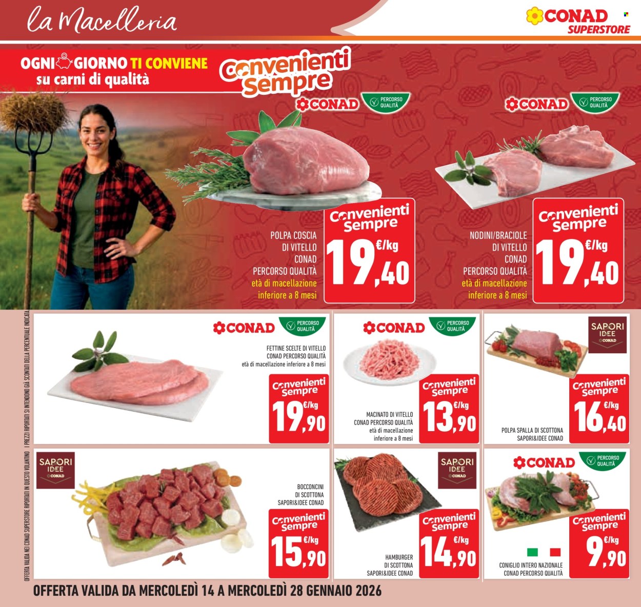 Volantino Conad Superstore - 14/1/2026 - 28/1/2026. Pagina 14