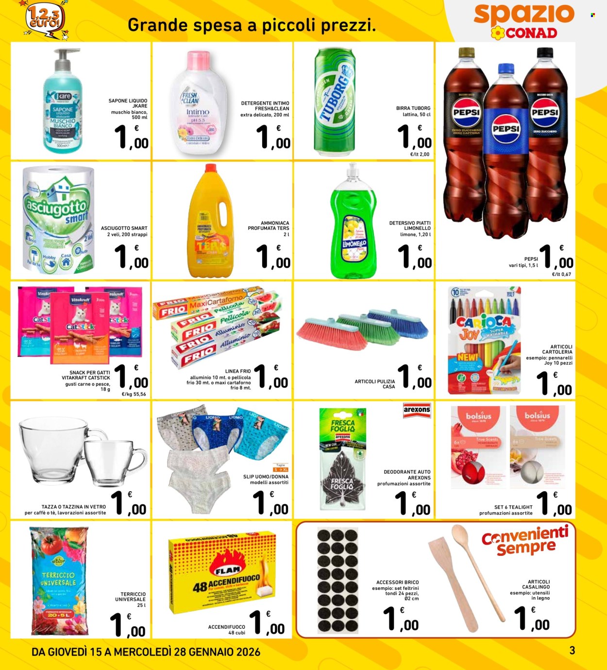 Volantino Spazio Conad - 15/1/2026 - 28/1/2026. Pagina 3