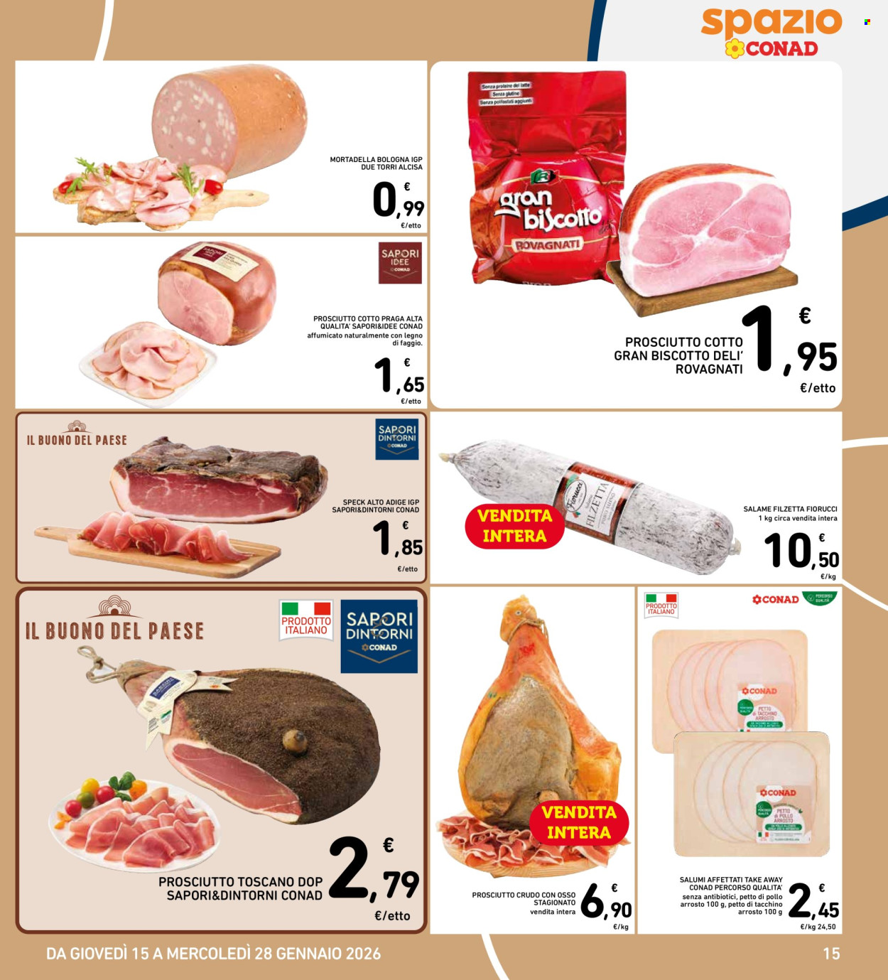 Volantino Spazio Conad - 15/1/2026 - 28/1/2026. Pagina 15