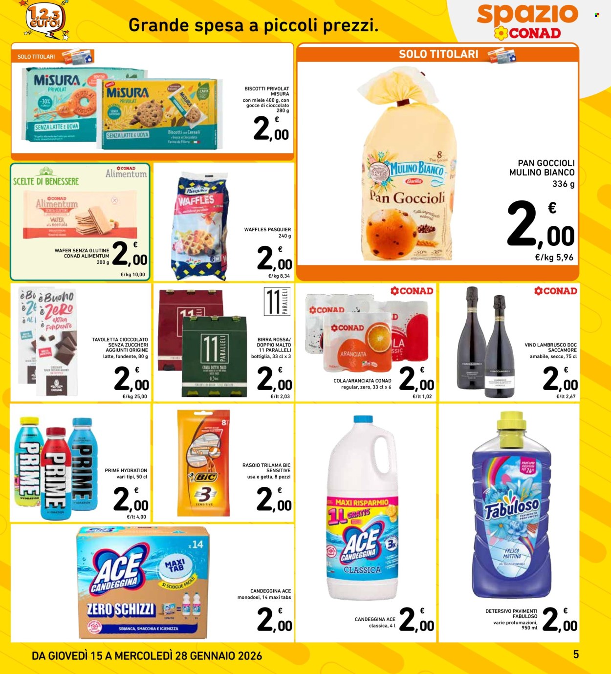 Volantino Spazio Conad - 15/1/2026 - 28/1/2026. Pagina 5