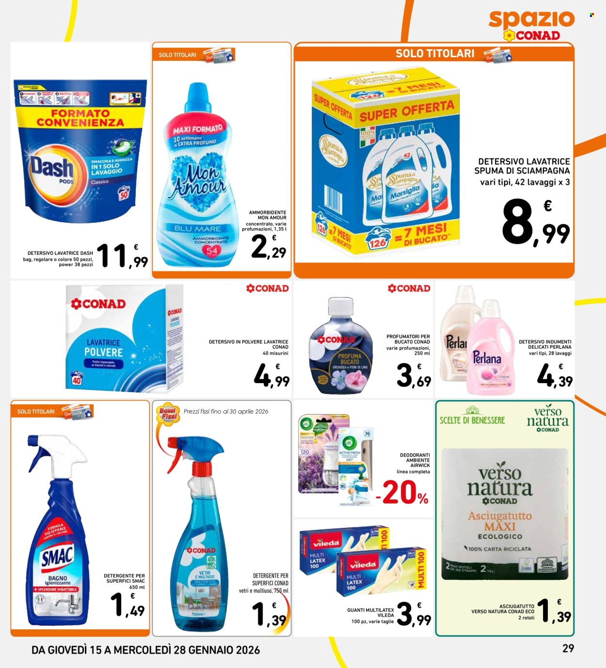 Volantino Spazio Conad - 15/1/2026 - 28/1/2026. Pagina 29
