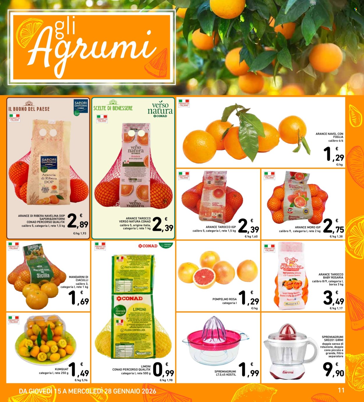 Volantino Spazio Conad - 15/1/2026 - 28/1/2026. Pagina 11