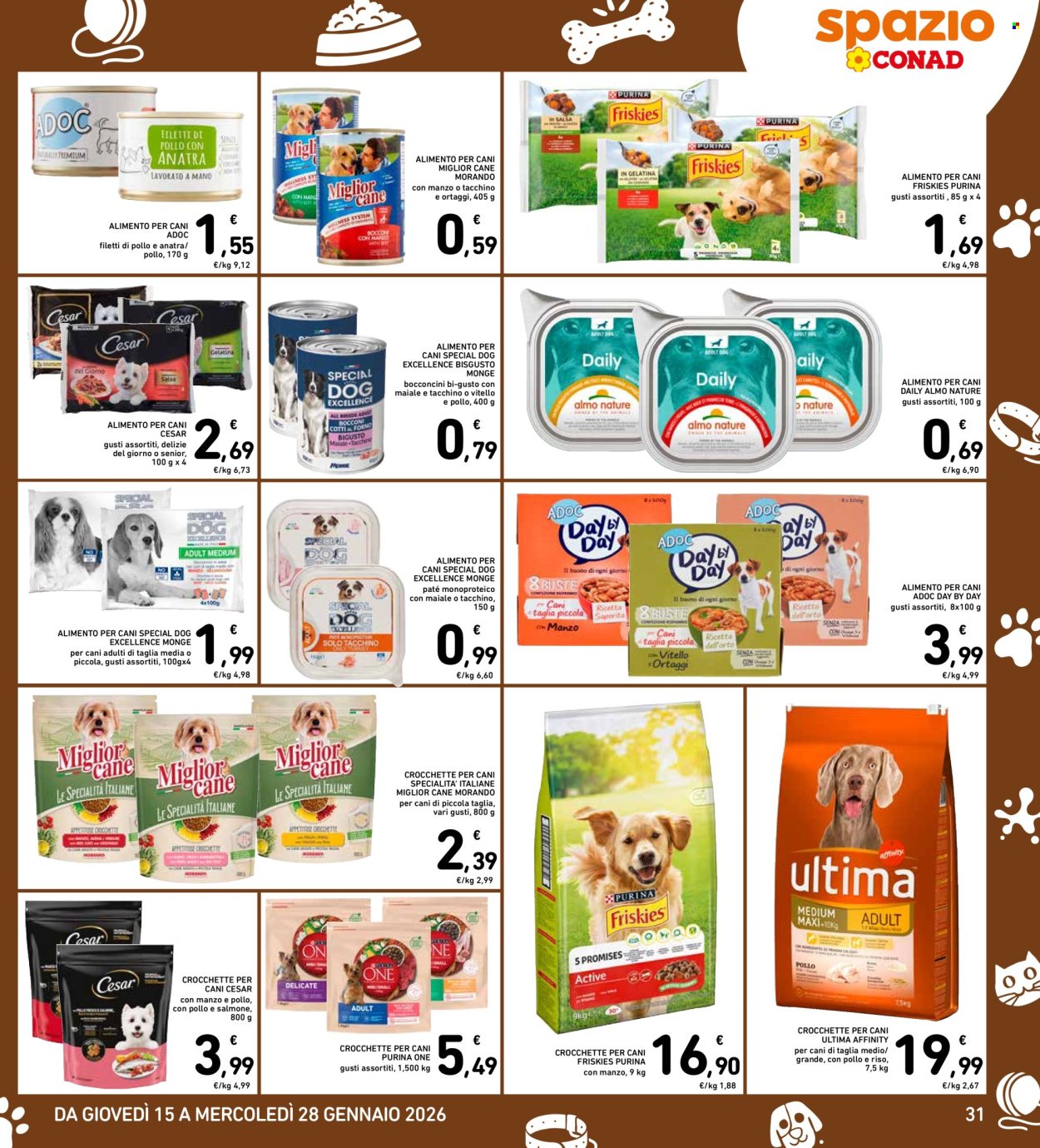 Volantino Spazio Conad - 15/1/2026 - 28/1/2026. Pagina 31