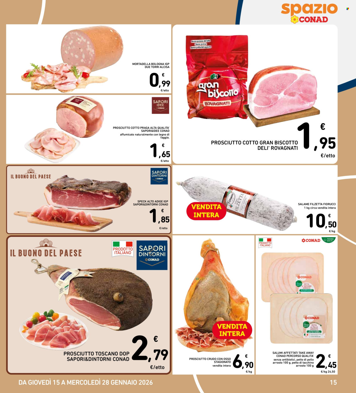 Volantino Spazio Conad - 15/1/2026 - 28/1/2026. Pagina 15