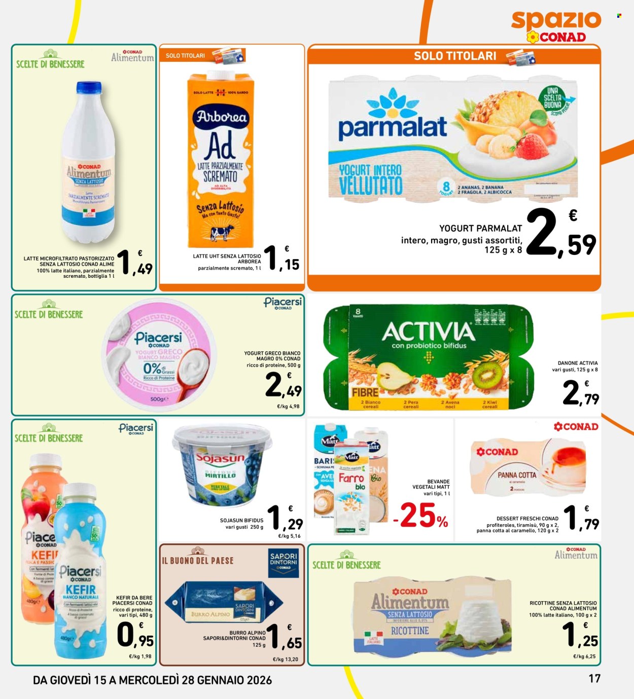 Volantino Spazio Conad - 15/1/2026 - 28/1/2026. Pagina 17