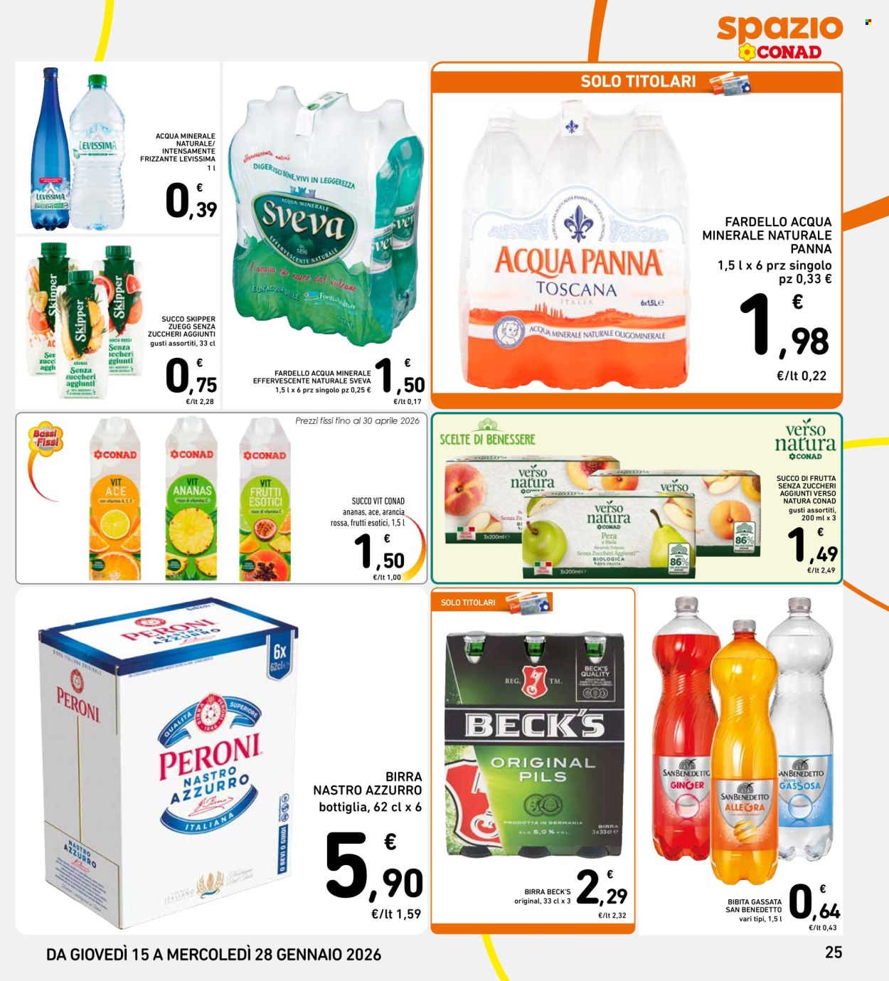 Volantino Spazio Conad - 15/1/2026 - 28/1/2026. Pagina 25