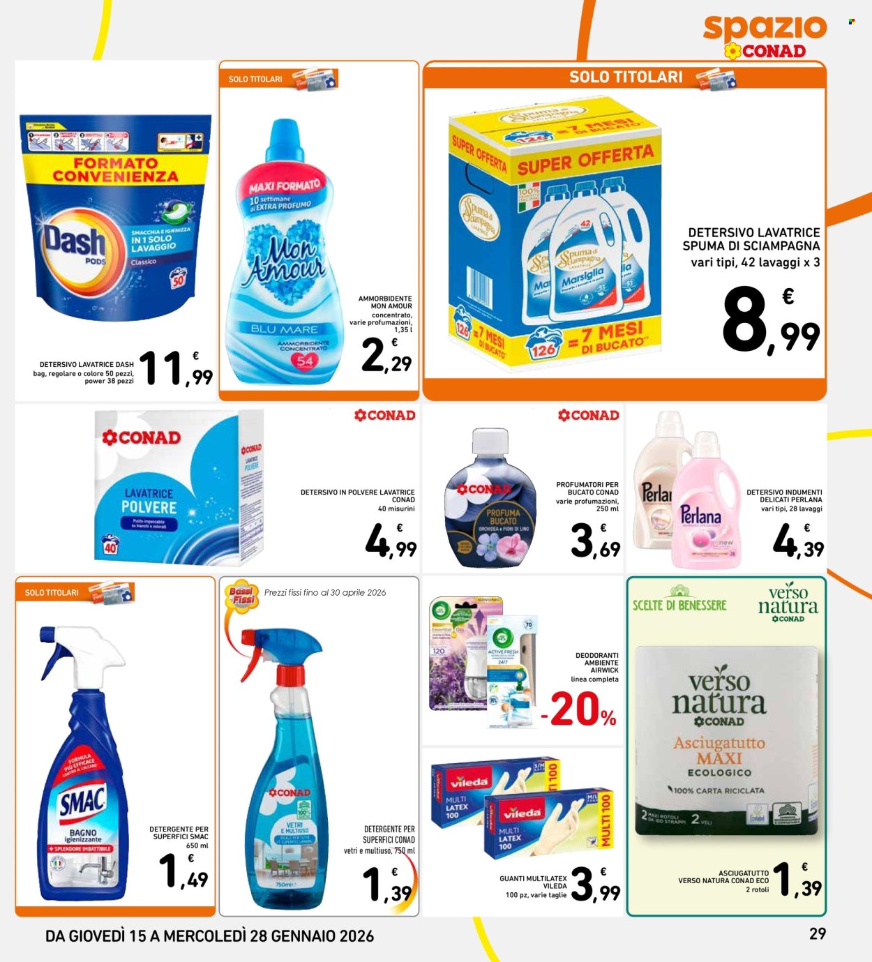 Volantino Spazio Conad - 15/1/2026 - 28/1/2026. Pagina 29