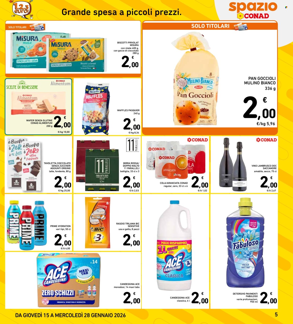 Volantino Spazio Conad - 15/1/2026 - 28/1/2026. Pagina 5