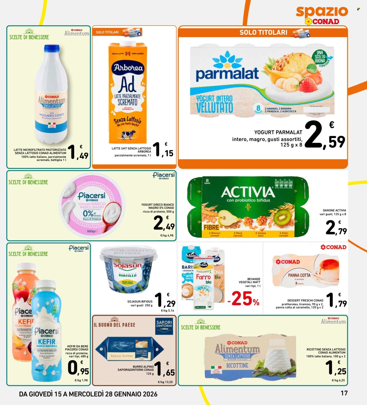 Volantino Spazio Conad - 15/1/2026 - 28/1/2026. Pagina 17
