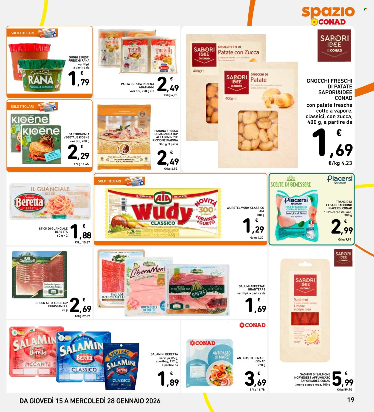 Volantino Spazio Conad - 15/1/2026 - 28/1/2026. Pagina 19