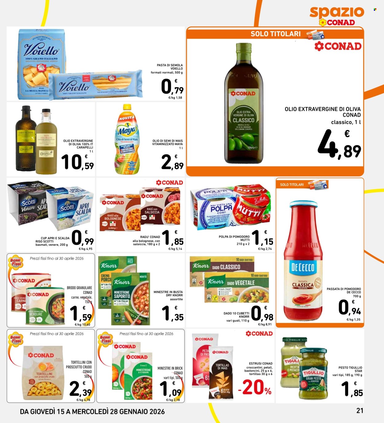 Volantino Spazio Conad - 15/1/2026 - 28/1/2026. Pagina 21