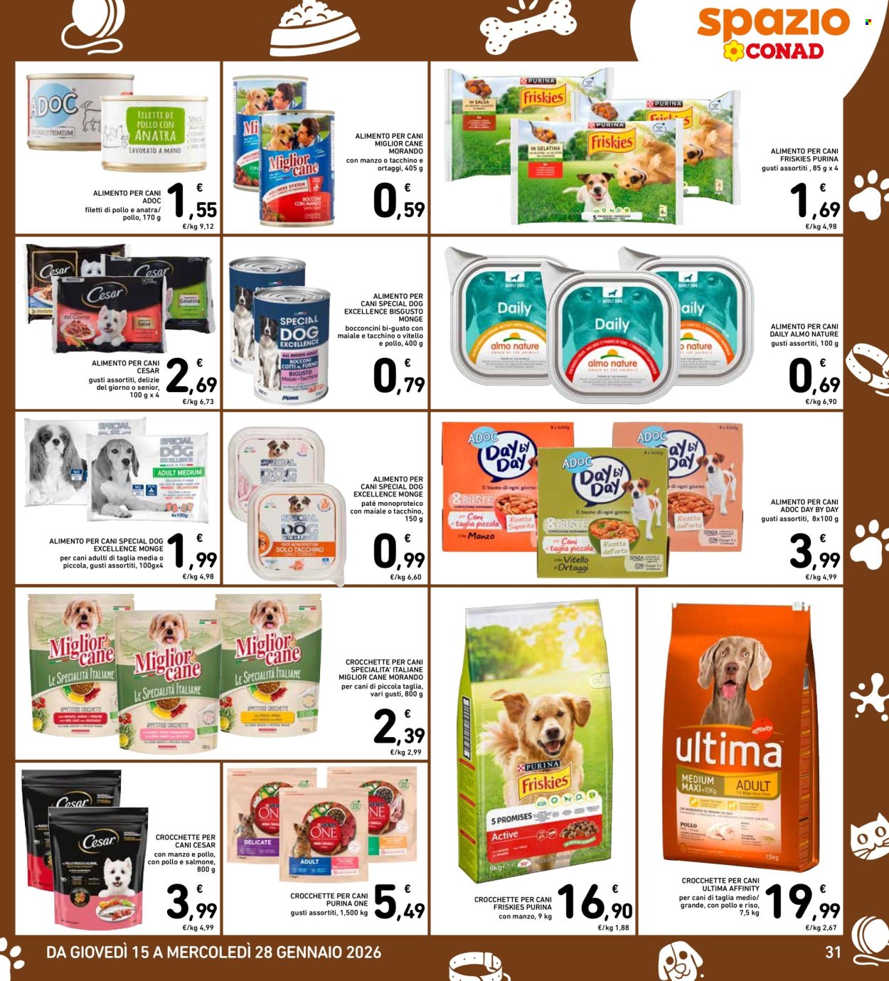 Volantino Spazio Conad - 15/1/2026 - 28/1/2026. Pagina 31