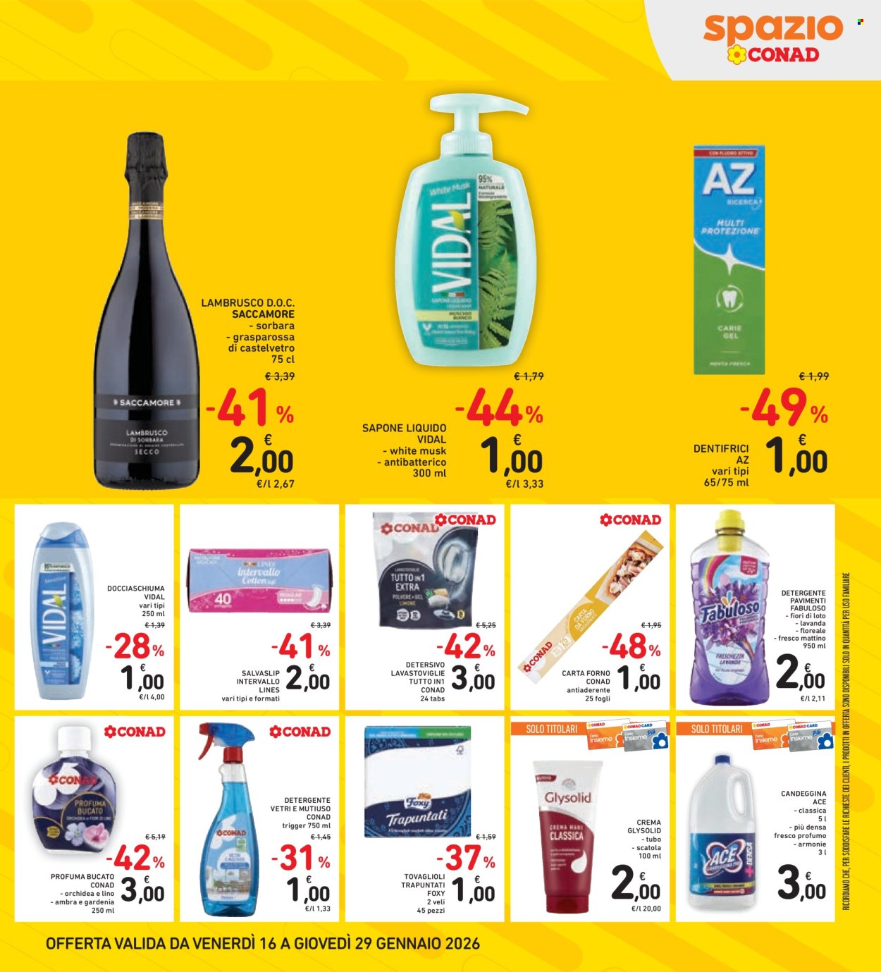 Volantino Spazio Conad - 16/1/2026 - 29/1/2026. Pagina 7