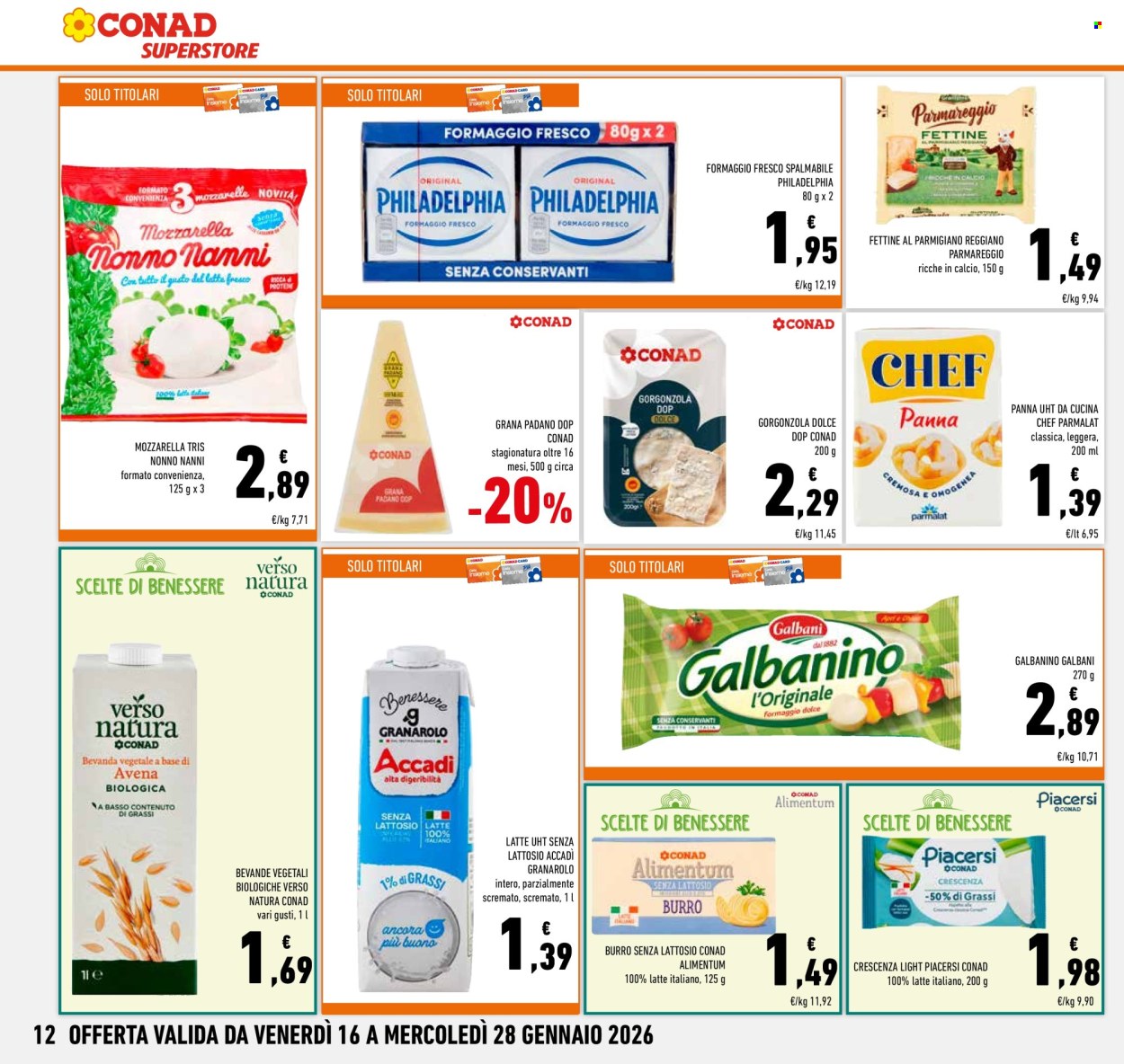 Volantino Conad Superstore - 16/1/2026 - 28/1/2026. Pagina 12