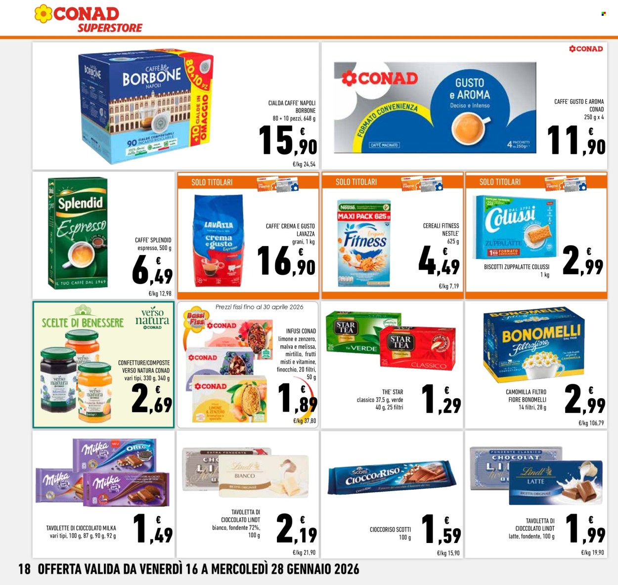 Volantino Conad Superstore - 16/1/2026 - 28/1/2026. Pagina 18