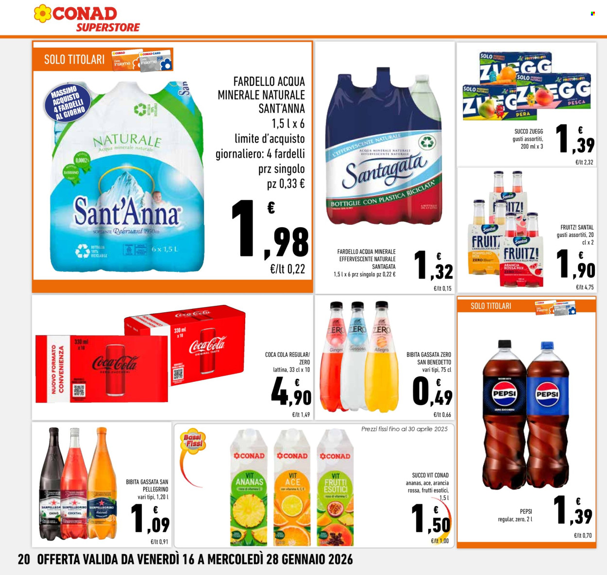 Volantino Conad Superstore - 16/1/2026 - 28/1/2026. Pagina 20