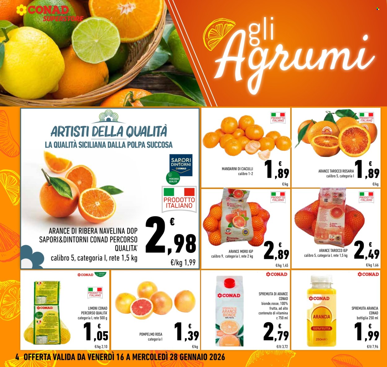 Volantino Conad Superstore - 16/1/2026 - 28/1/2026. Pagina 4