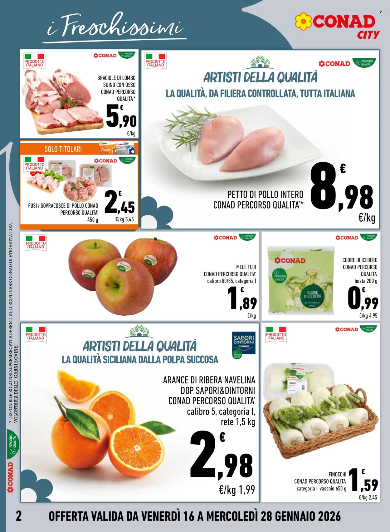 Volantino Conad City - 16/1/2026 - 28/1/2026. Pagina 2