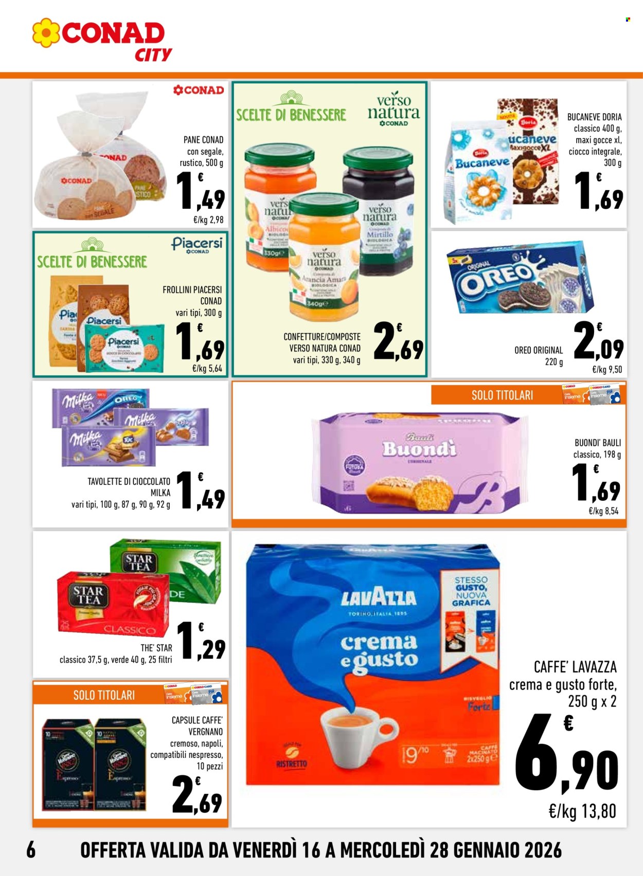 Volantino Conad City - 16/1/2026 - 28/1/2026. Pagina 6