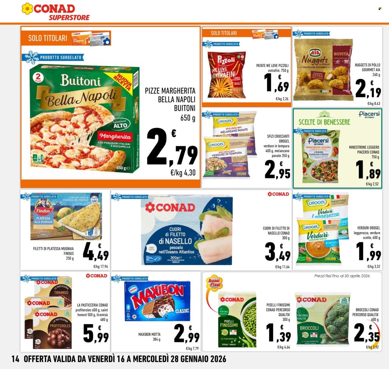 Volantino Conad Superstore - 16/1/2026 - 28/1/2026. Pagina 14