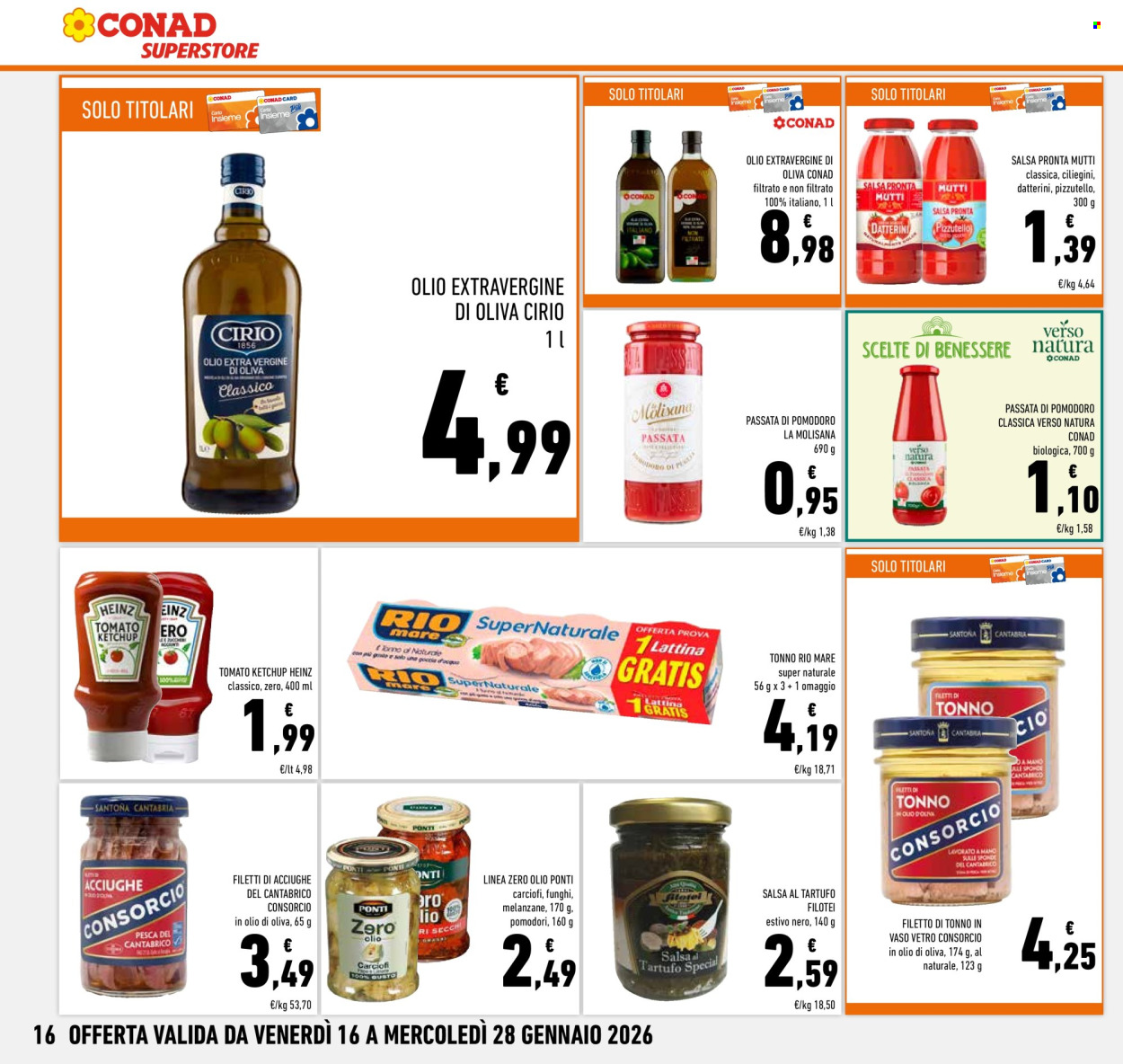 Volantino Conad Superstore - 16/1/2026 - 28/1/2026. Pagina 16