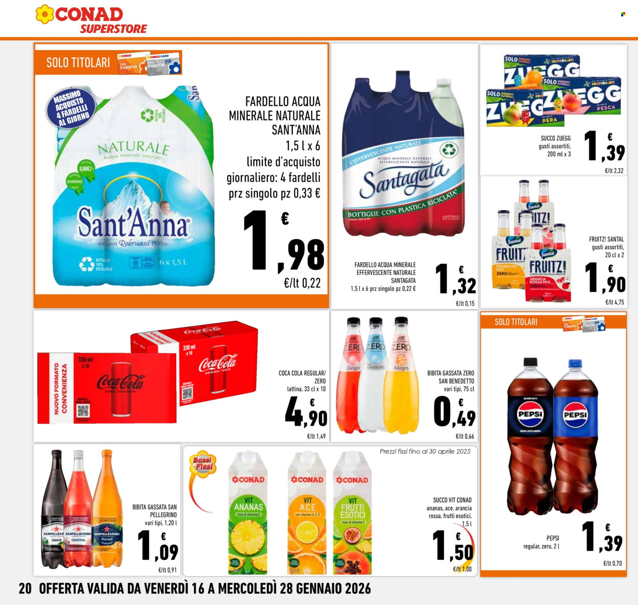 Volantino Conad Superstore - 16/1/2026 - 28/1/2026. Pagina 20