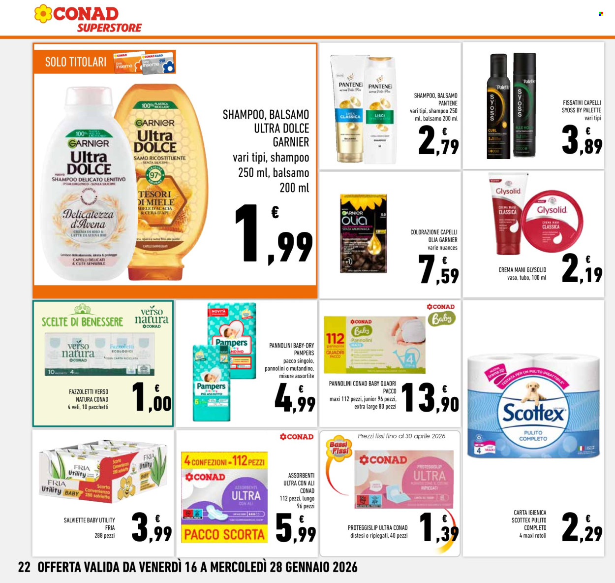 Volantino Conad Superstore - 16/1/2026 - 28/1/2026. Pagina 22