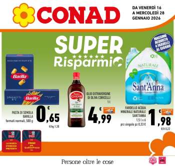 Volantino Conad - 16/1/2026 - 28/1/2026.