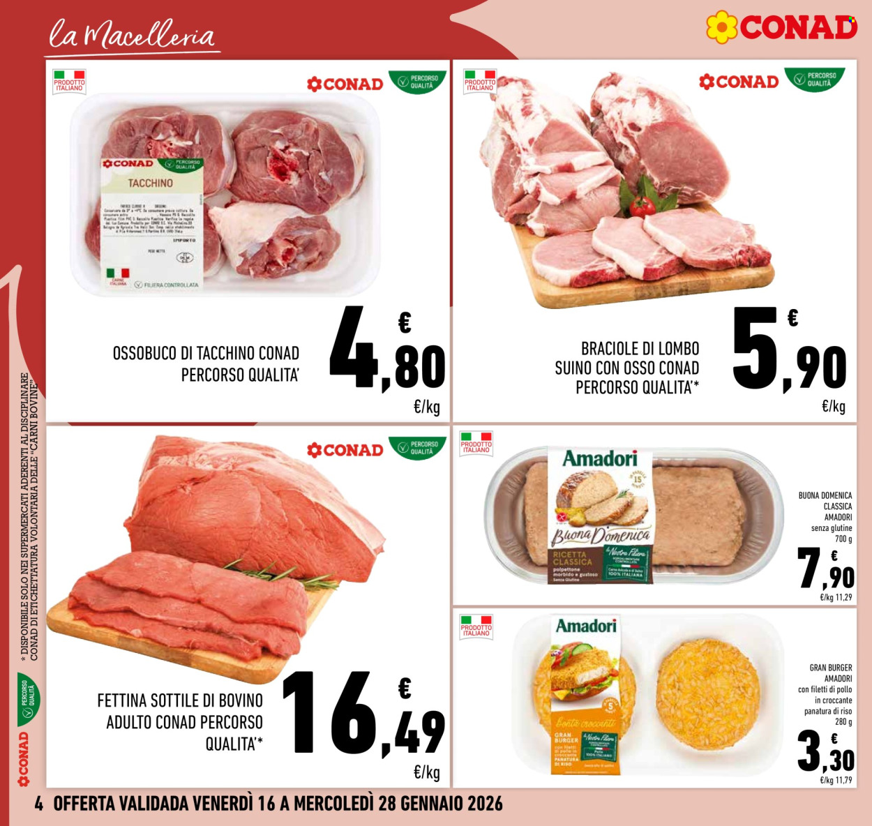 Volantino Conad - 16/1/2026 - 28/1/2026. Pagina 4