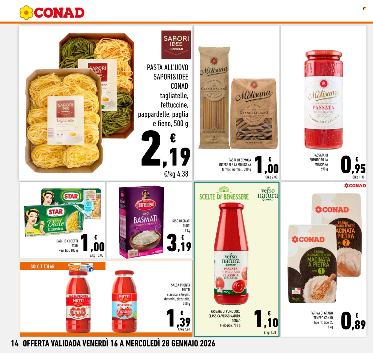 Volantino Conad - 16/1/2026 - 28/1/2026. Pagina 14