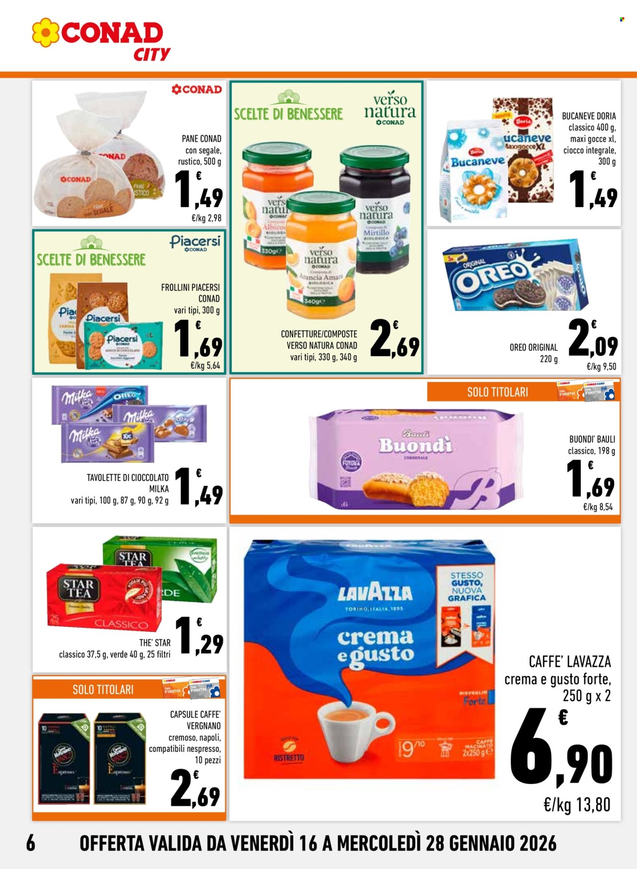 Volantino Conad City - 16/1/2026 - 28/1/2026. Pagina 6