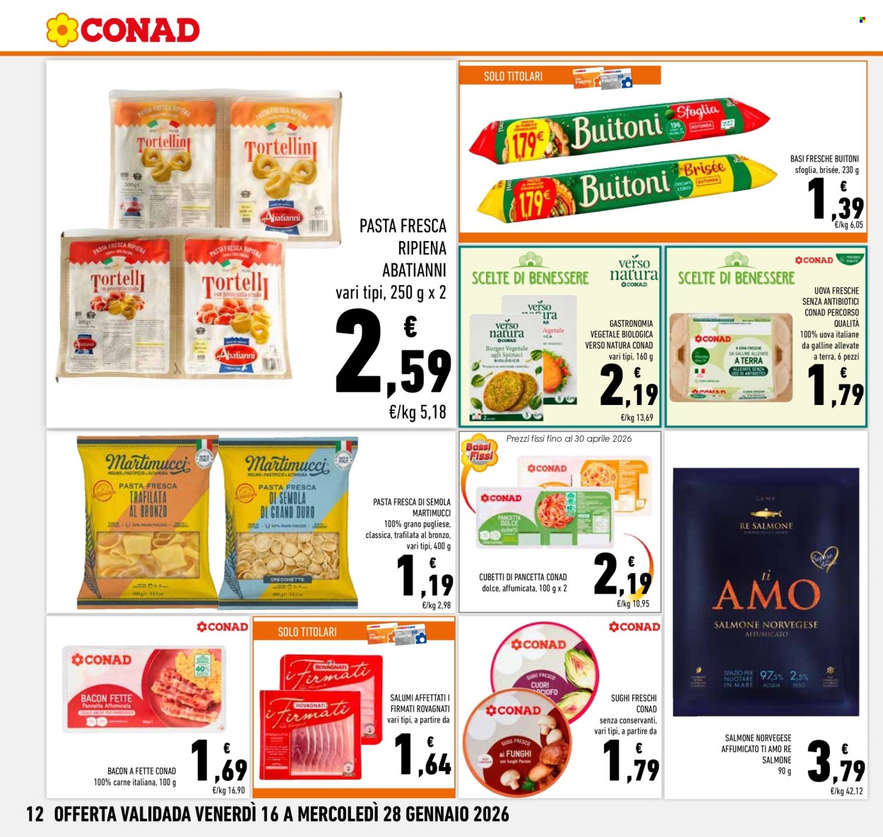 Volantino Conad - 16/1/2026 - 28/1/2026. Pagina 12