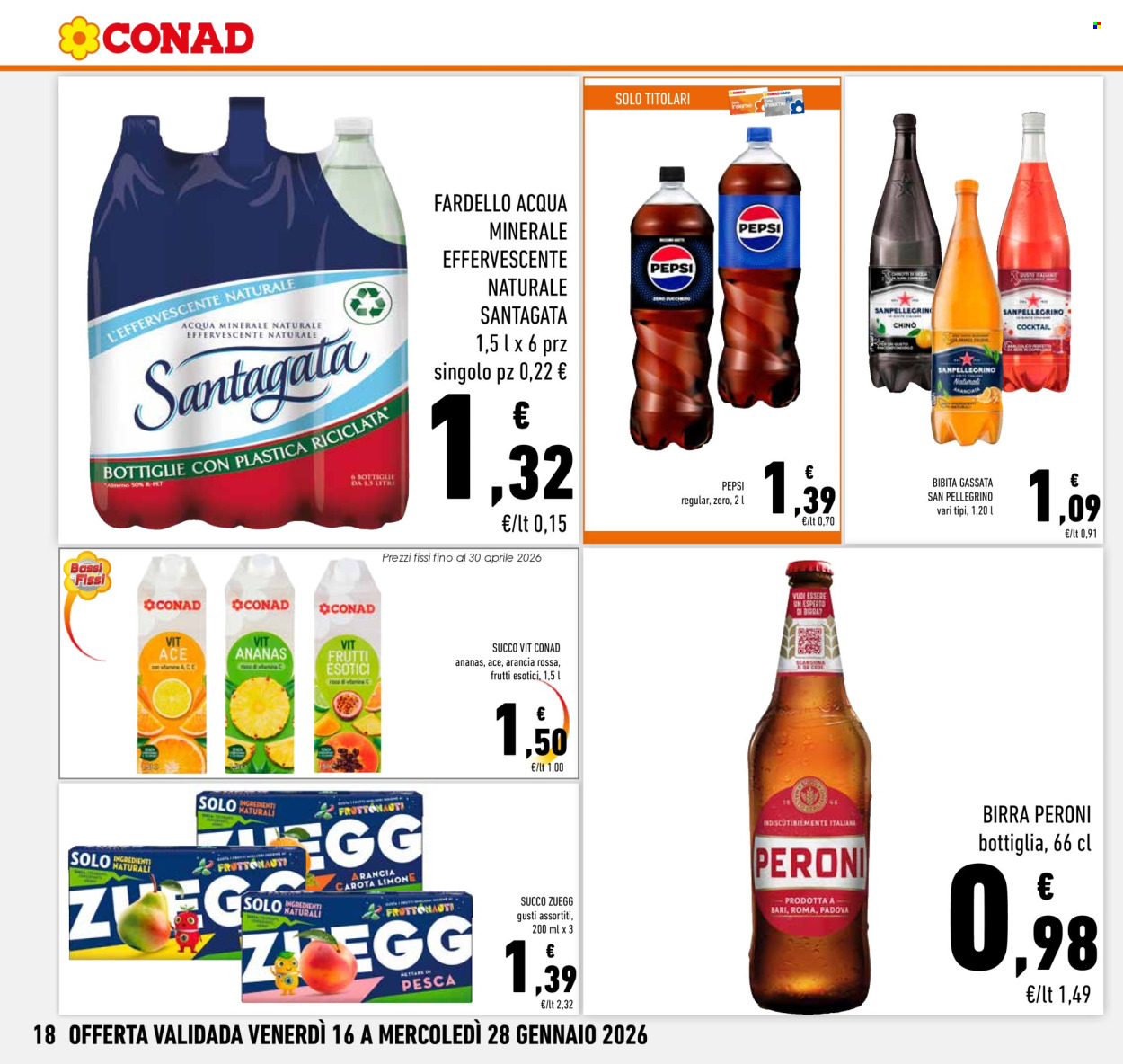 Volantino Conad - 16/1/2026 - 28/1/2026. Pagina 18